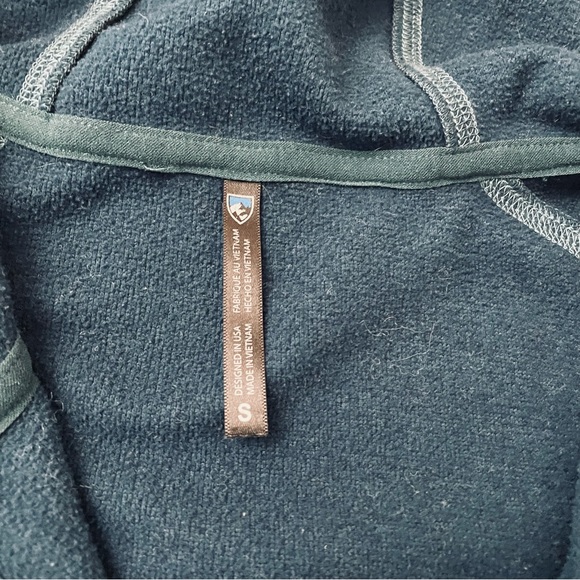 KUHL Womens Jacket Zip Freethinkr Hoodie Stretch Blue Hoodie Outdoor Logo Small - Picture 5 of 9